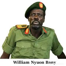 Portrait captioned Gen. William Nyuon Bany